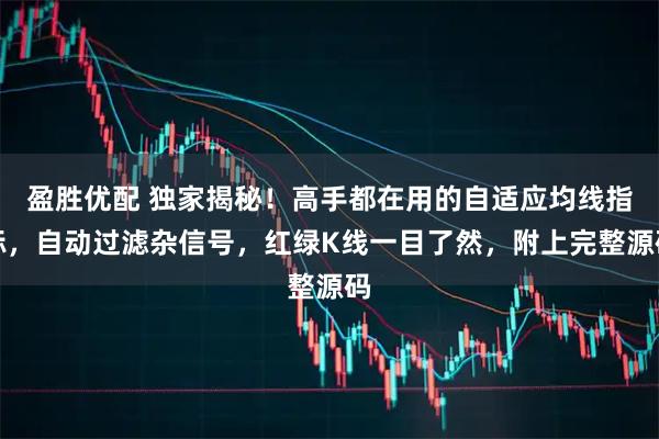盈胜优配 独家揭秘！高手都在用的自适应均线指标，自动过滤杂信号，红绿K线一目了然，附上完整源码